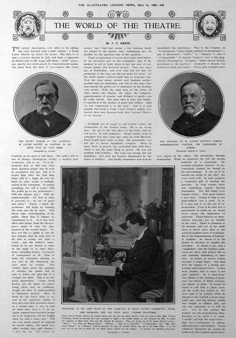 world of the theatre may 15 1920